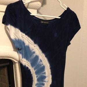 INC Tie dye knit tee - NWOT